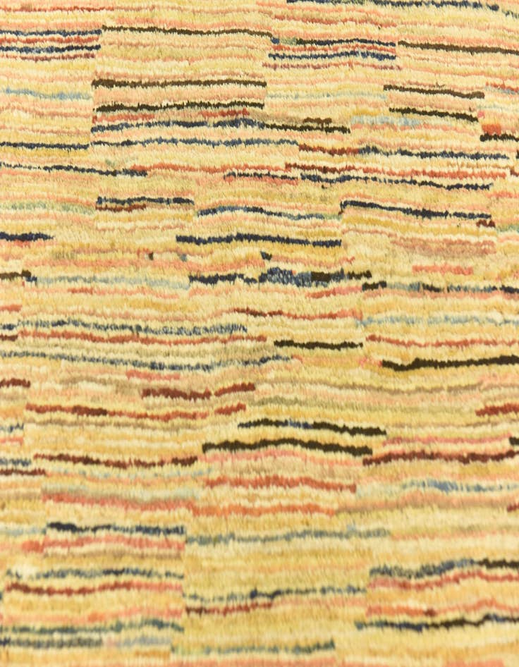 Detail image of  6' 8 x 9' 6  Hand Knotted Kashkuli Gabbeh Wool Rug