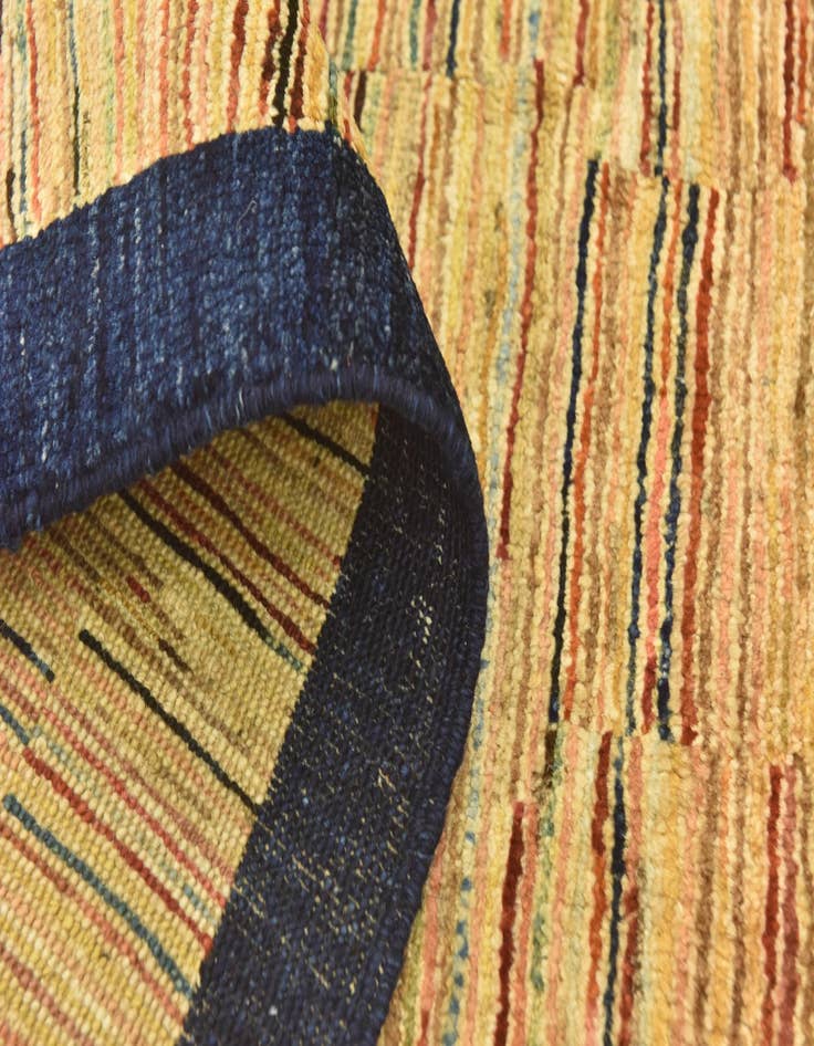 Detail image of  6' 8 x 9' 6  Hand Knotted Kashkuli Gabbeh Wool Rug