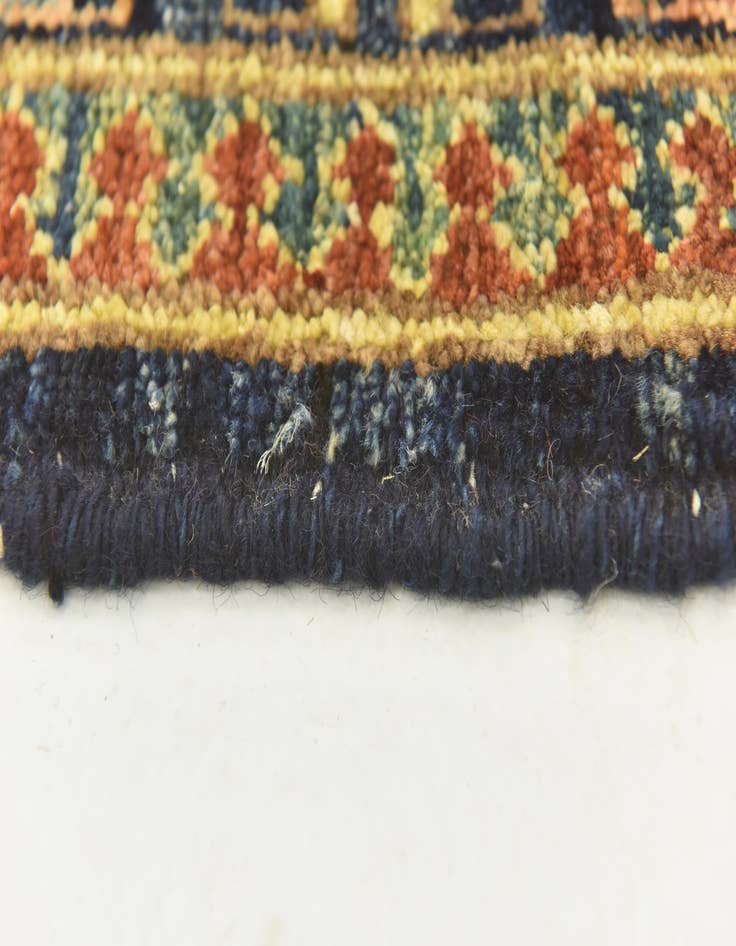 Detail image of  3' 6 x 4' 10  Hand Knotted Kashkuli Gabbeh Wool Rug