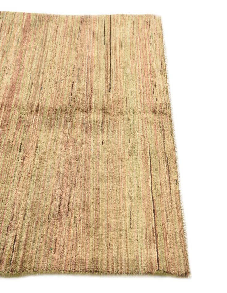 Detail image of  3' 2 x 4' 7  Hand Knotted Kashkuli Gabbeh Wool Rug