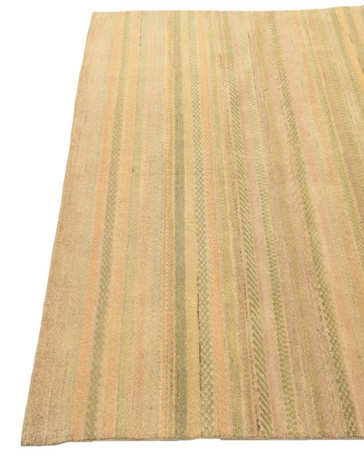 Detail image of  5' 1 x 8' 2  Hand Knotted Kashkuli Gabbeh Oriental Wool Rug