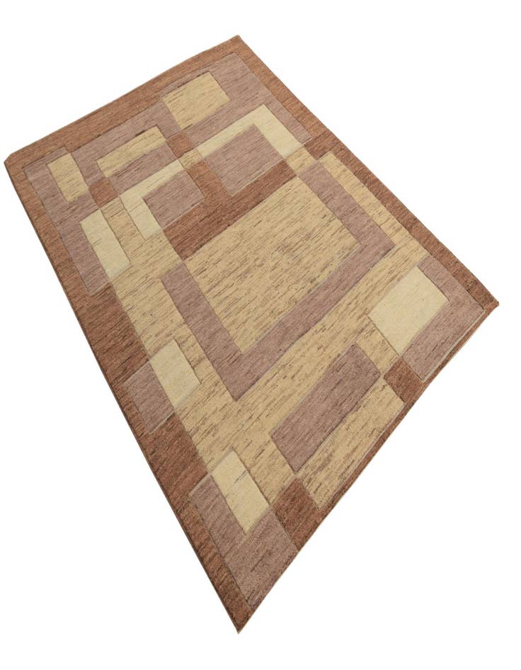 Detail image of  5' 1 x 6' 6  Hand Knotted Kashkuli Gabbeh Rug