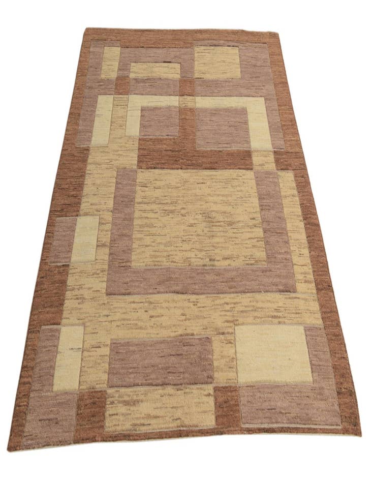 Detail image of  5' 1 x 6' 6  Hand Knotted Kashkuli Gabbeh Rug