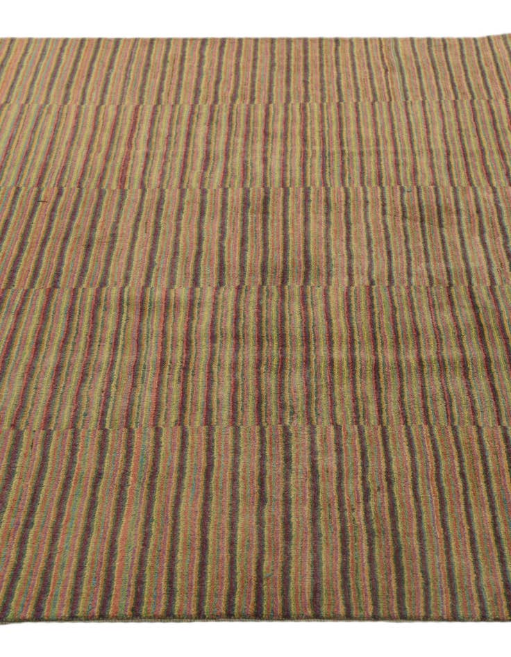 Detail image of  5' 8 x 7' 10  Hand Knotted Kashkuli Gabbeh Oriental Wool Rug