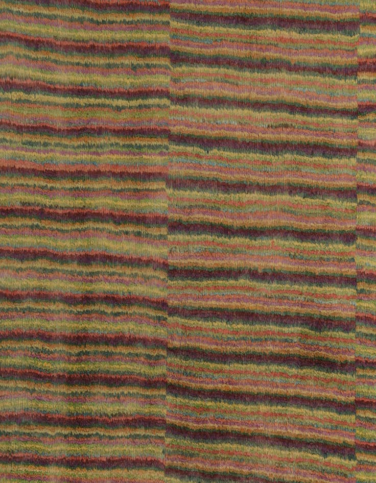 Detail image of  5' 8 x 7' 10  Hand Knotted Kashkuli Gabbeh Oriental Wool Rug