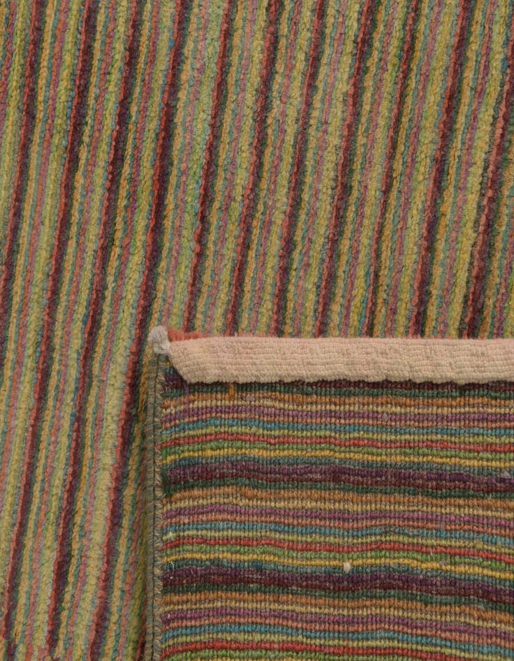 Detail image of  5' 8 x 7' 10  Hand Knotted Kashkuli Gabbeh Oriental Wool Rug