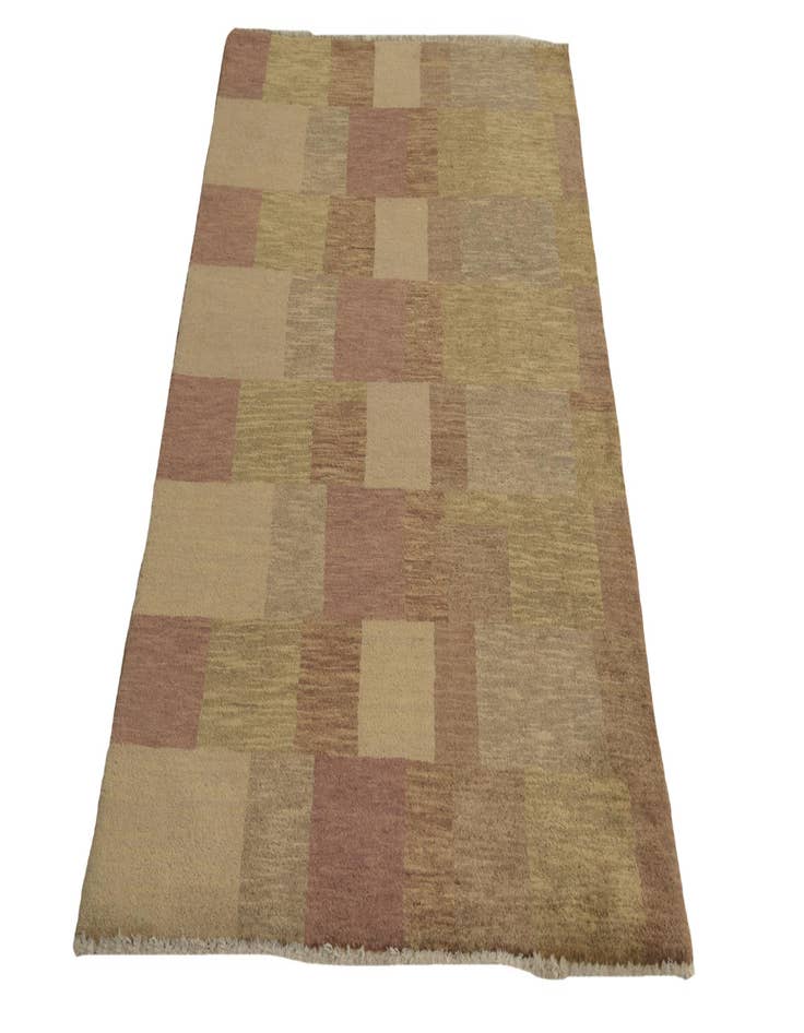 Detail image of  3' 2 x 5' 2  Hand Knotted Kashkuli Gabbeh Oriental Wool Rug