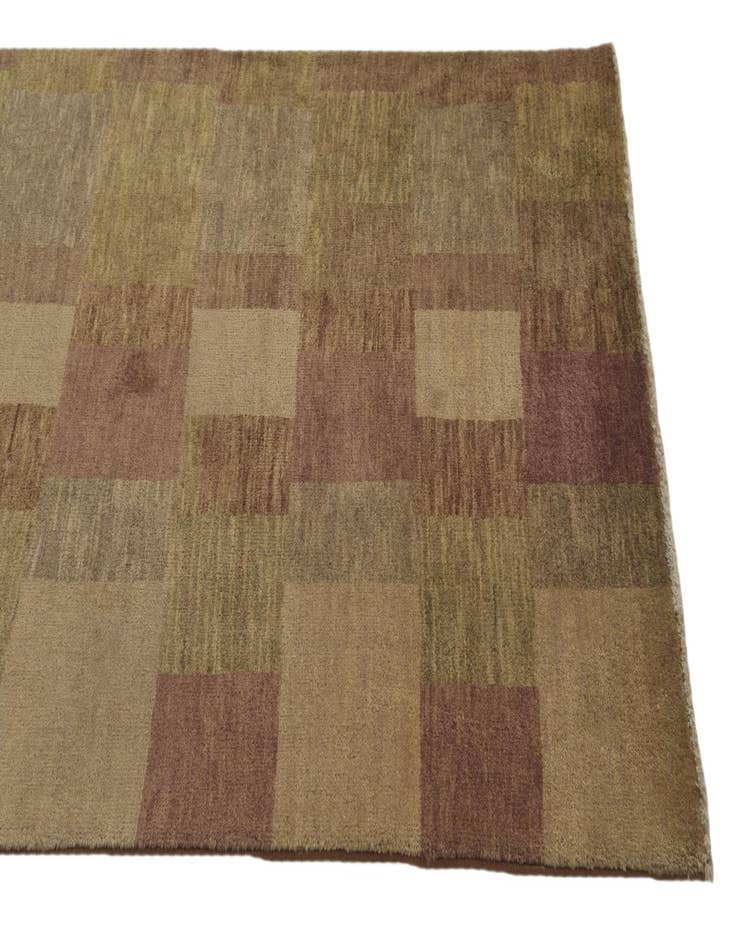 Detail image of  3' 2 x 5' 2  Hand Knotted Kashkuli Gabbeh Oriental Wool Rug