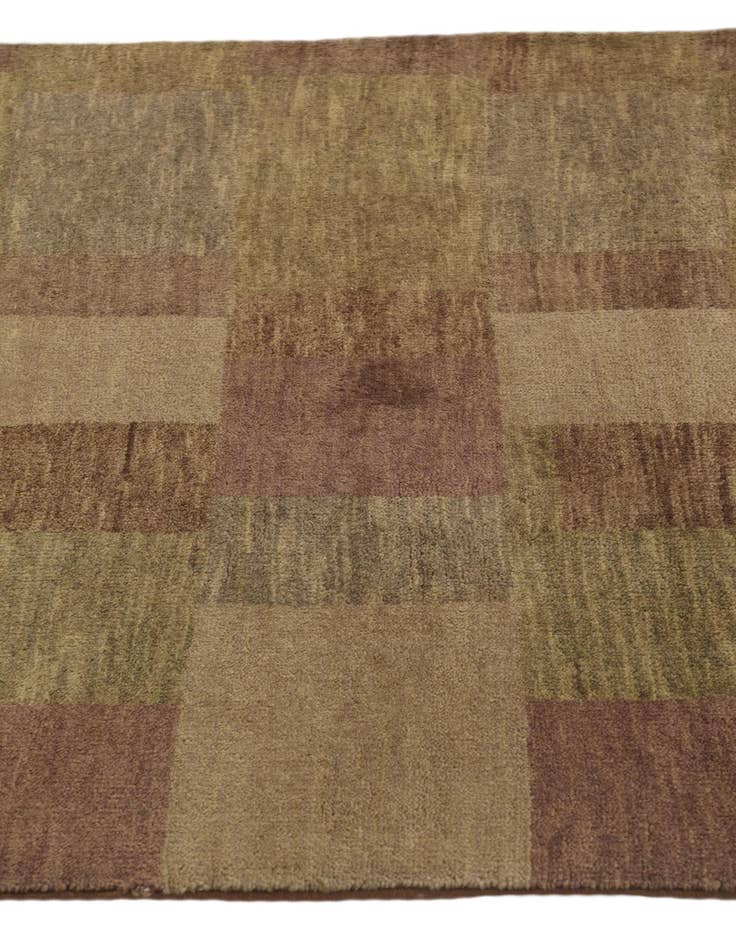 Detail image of  3' 2 x 5' 2  Hand Knotted Kashkuli Gabbeh Oriental Wool Rug