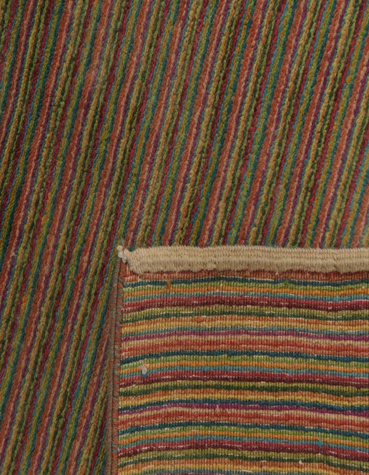 Detail image of  6' 6 x 9' 7  Hand Knotted Kashkuli Gabbeh Oriental Wool Rug