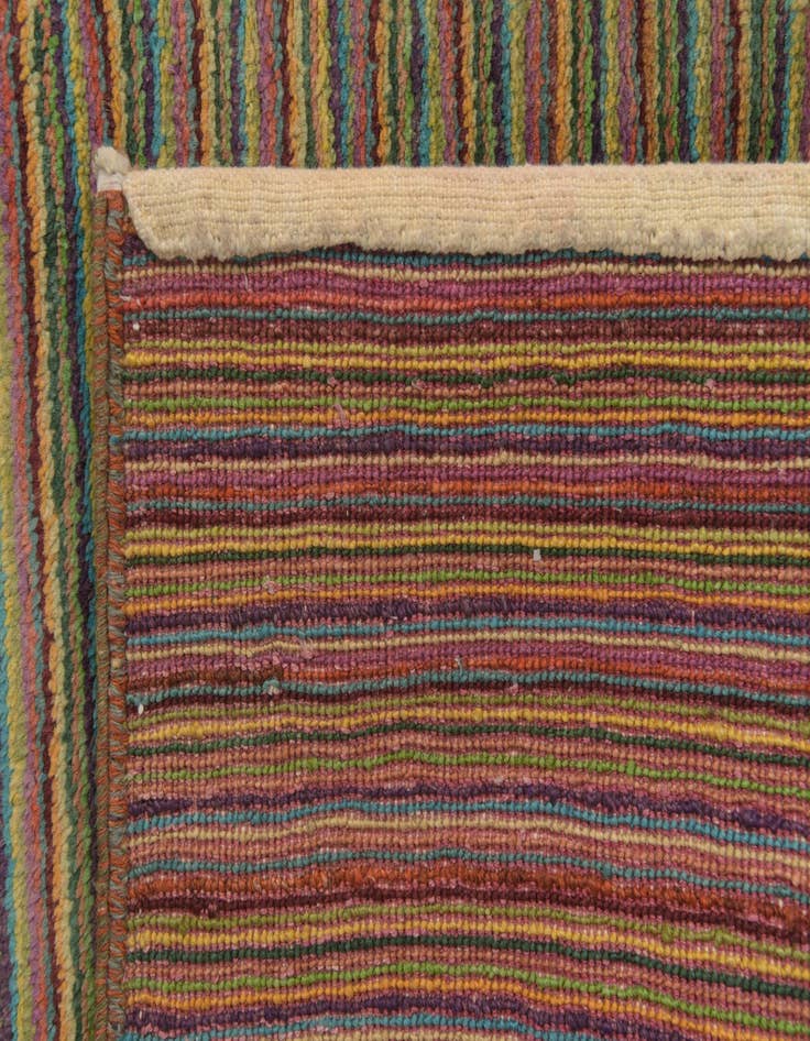 Detail image of  4' 9 x 6' 10  Hand Knotted Kashkuli Gabbeh Oriental Wool Rug