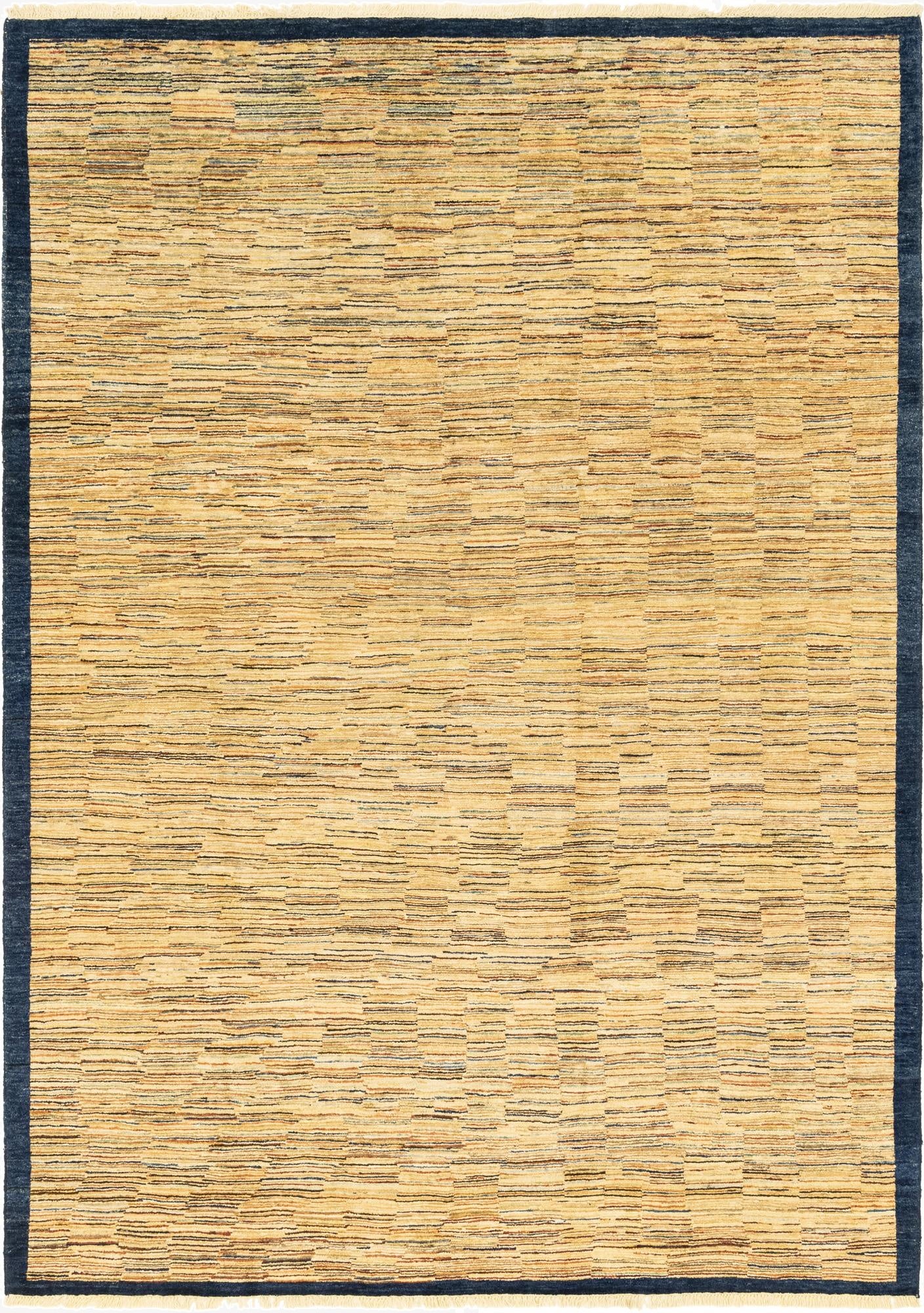  6' 8 x 9' 6  Hand Knotted Kashkuli Gabbeh Wool Rug