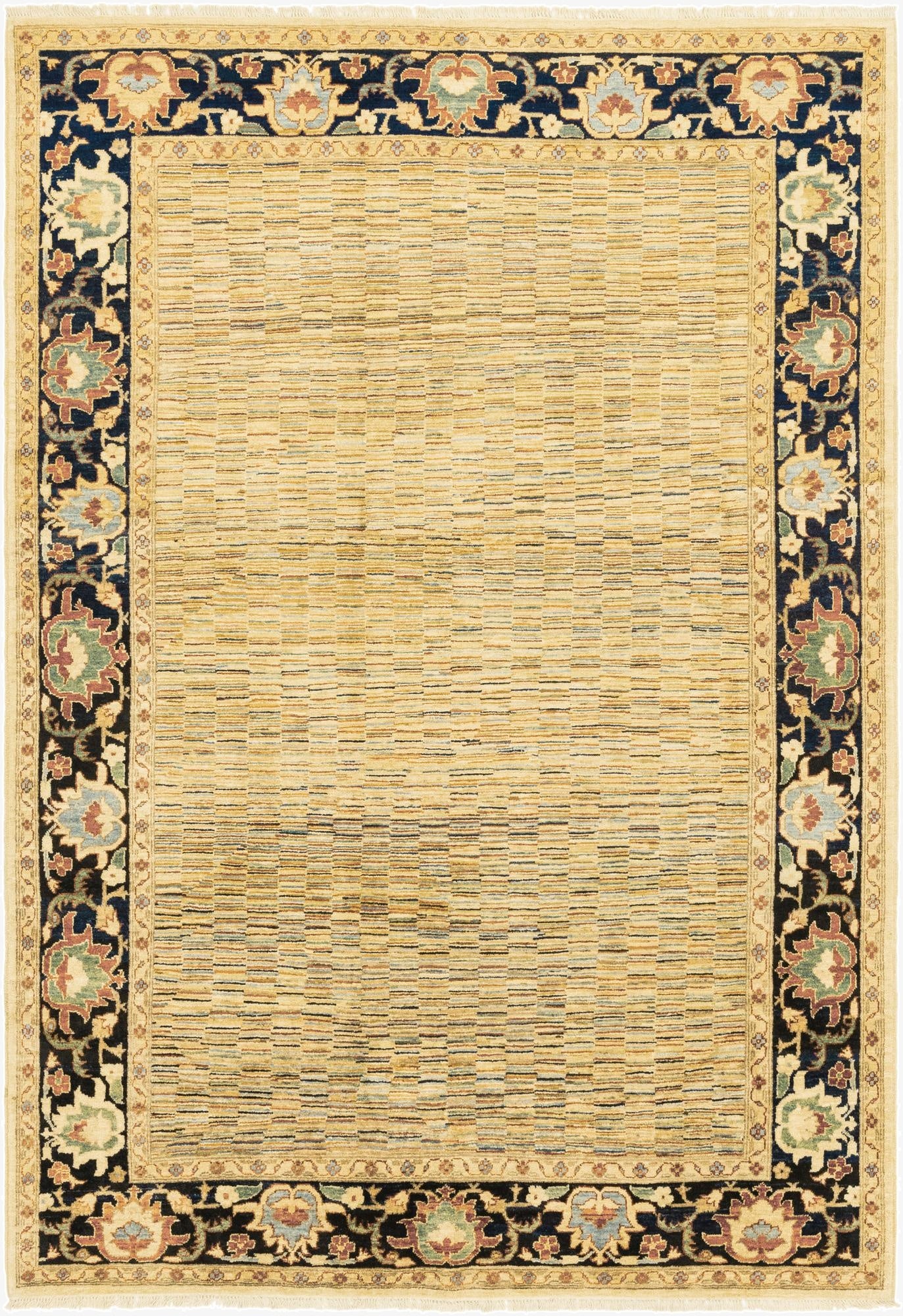  6' 9 x 9' 9  Hand Knotted Kashkuli Gabbeh Wool Rug