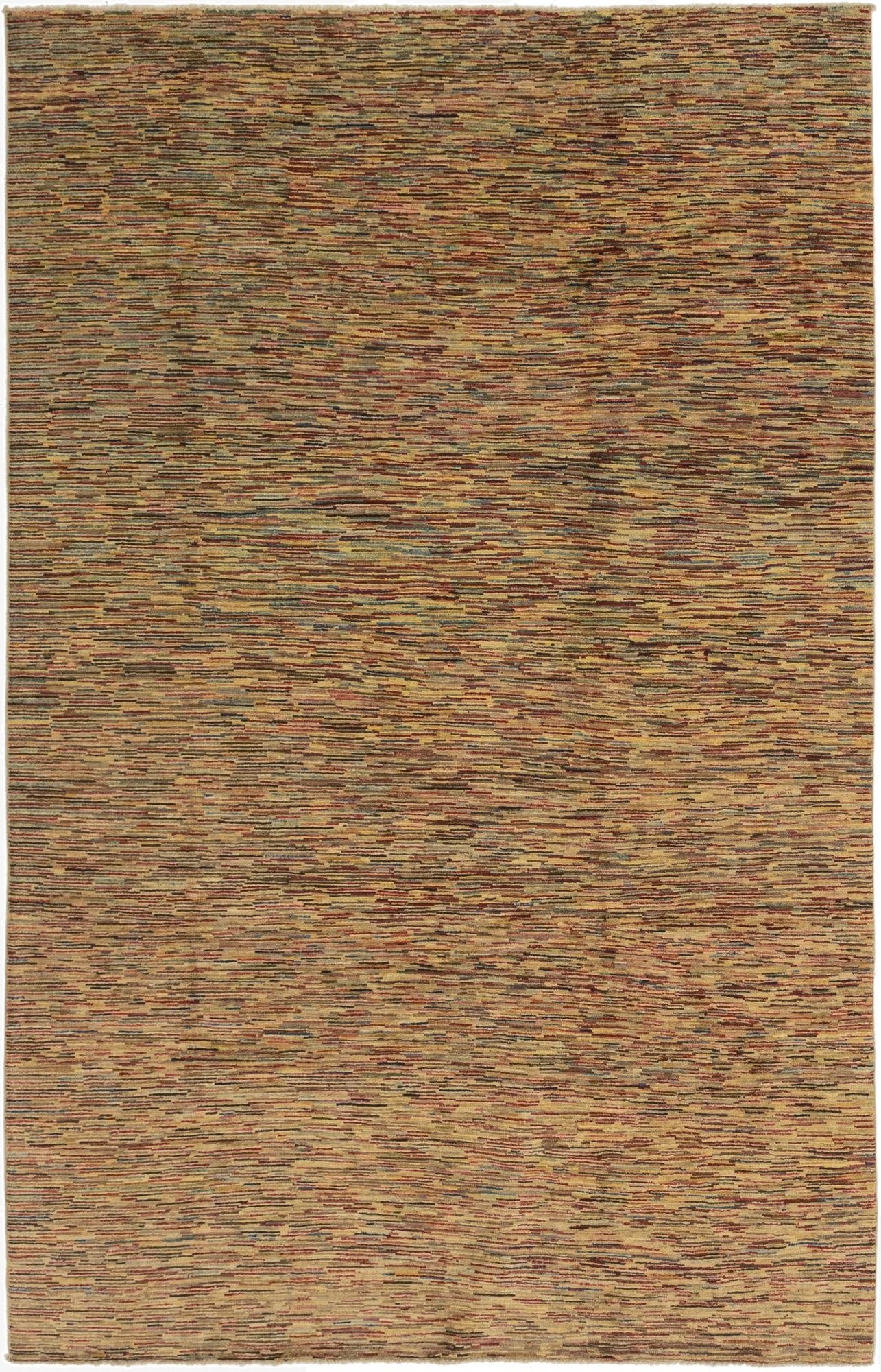  6' x 9' 4  Hand Knotted Kashkuli Gabbeh Wool Rug