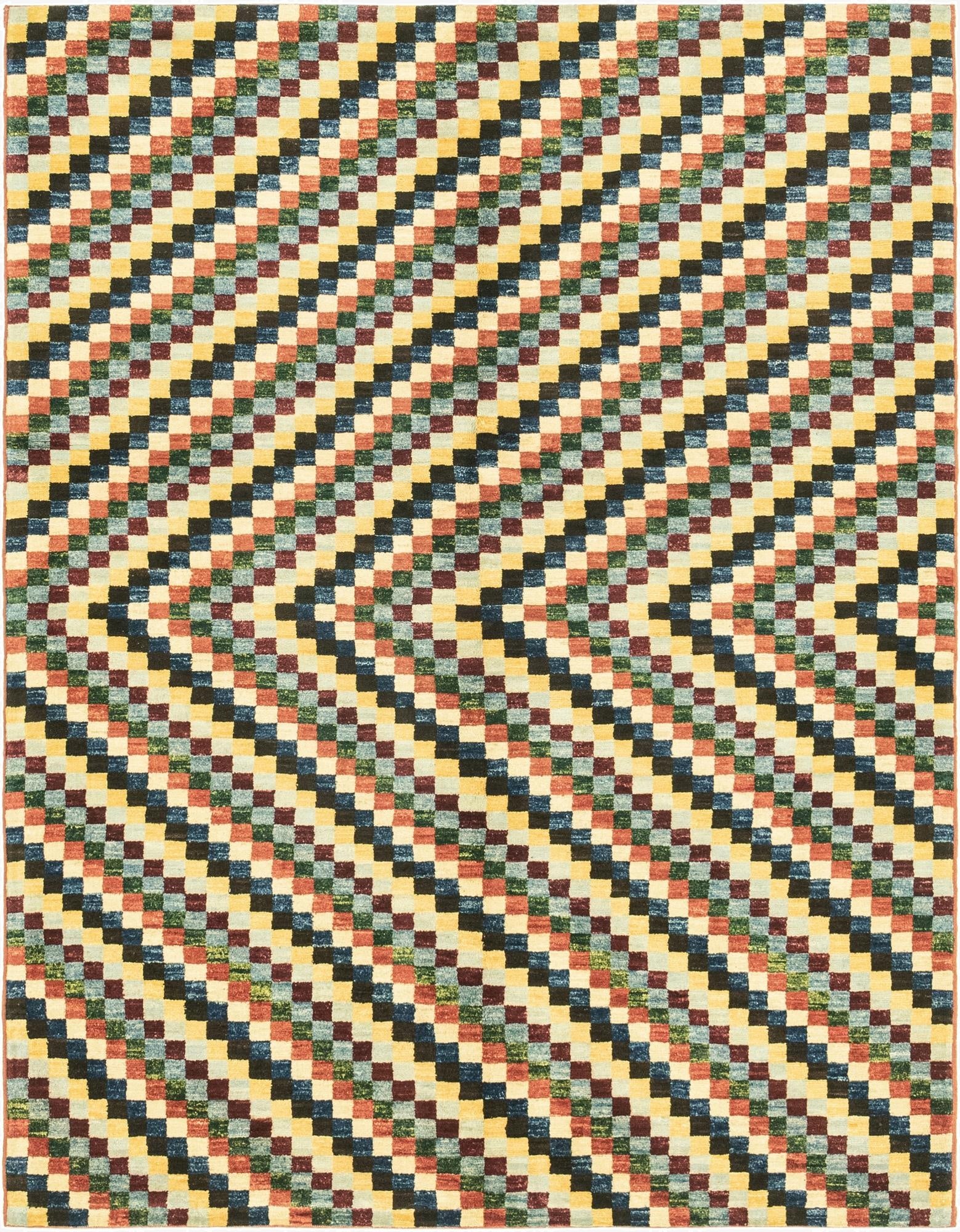  5' x 6' 7  Hand Knotted Kashkuli Gabbeh Oriental Wool Rug