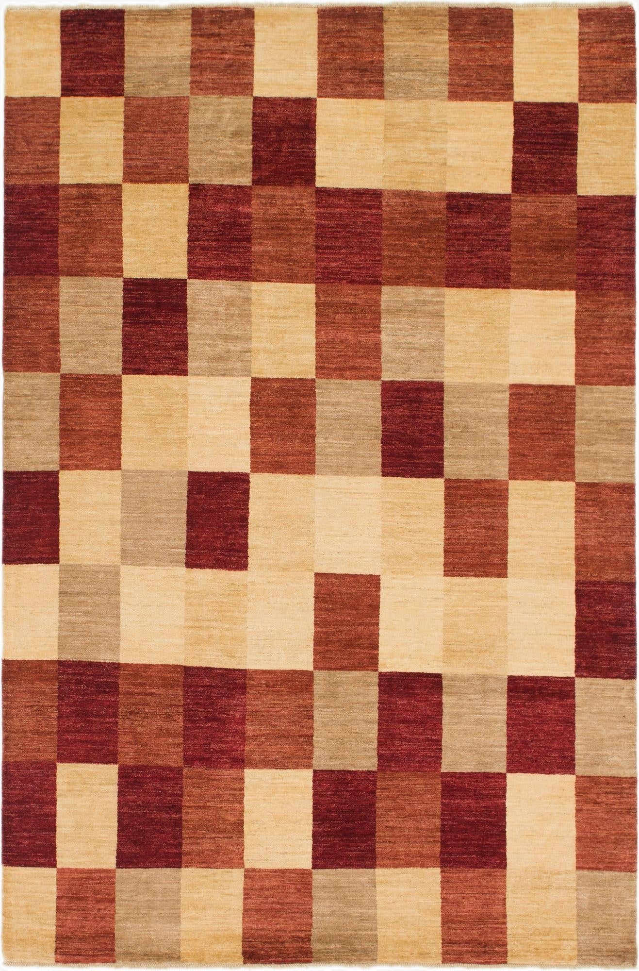  6' 7 x 10'  Hand Knotted Kashkuli Gabbeh Wool Rug