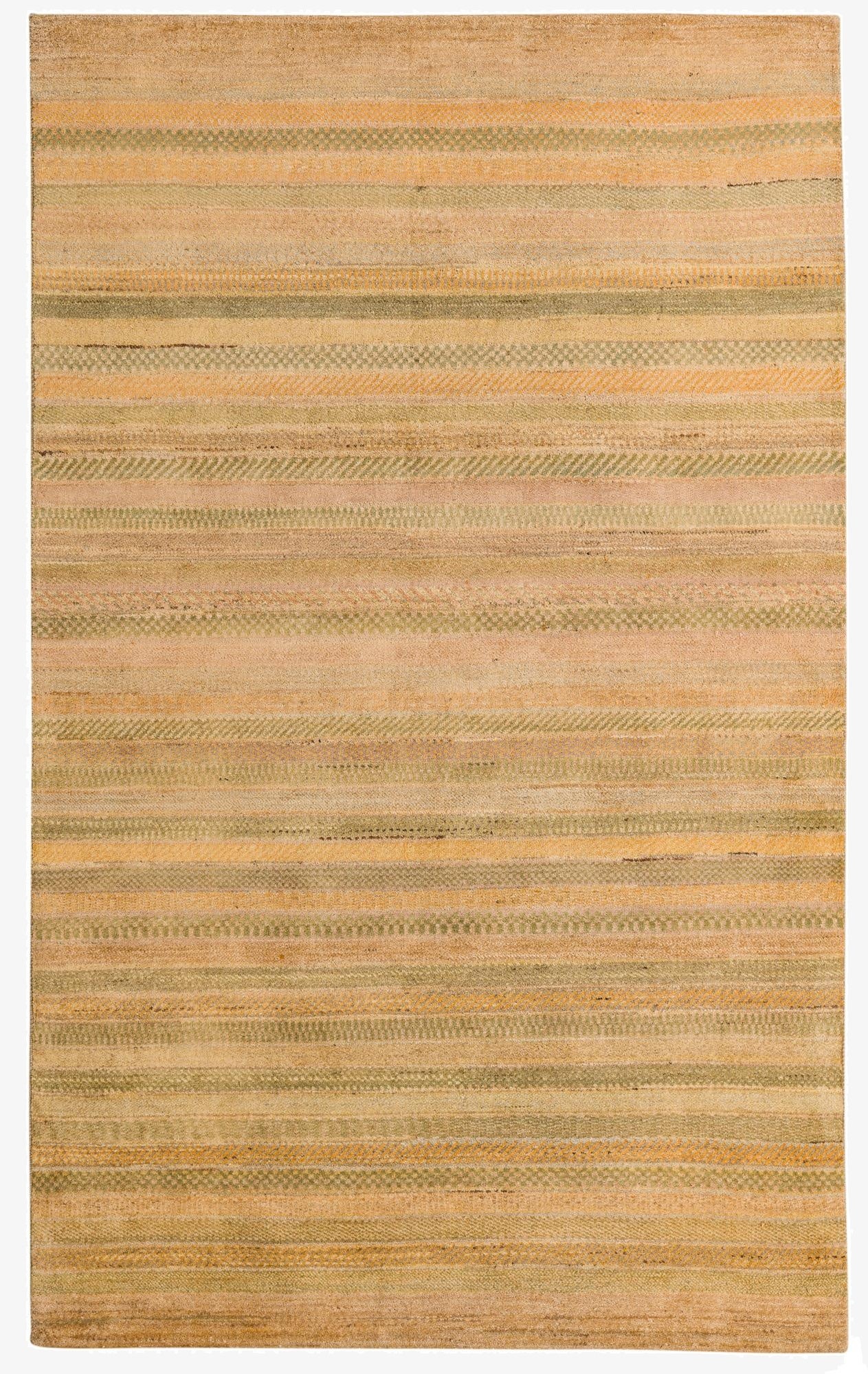  5' 1 x 8' 2  Hand Knotted Kashkuli Gabbeh Oriental Wool Rug