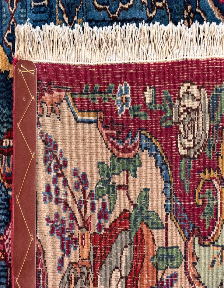 Detail image of  5' x 7' 3 Kashmar with Silk Wool Rug