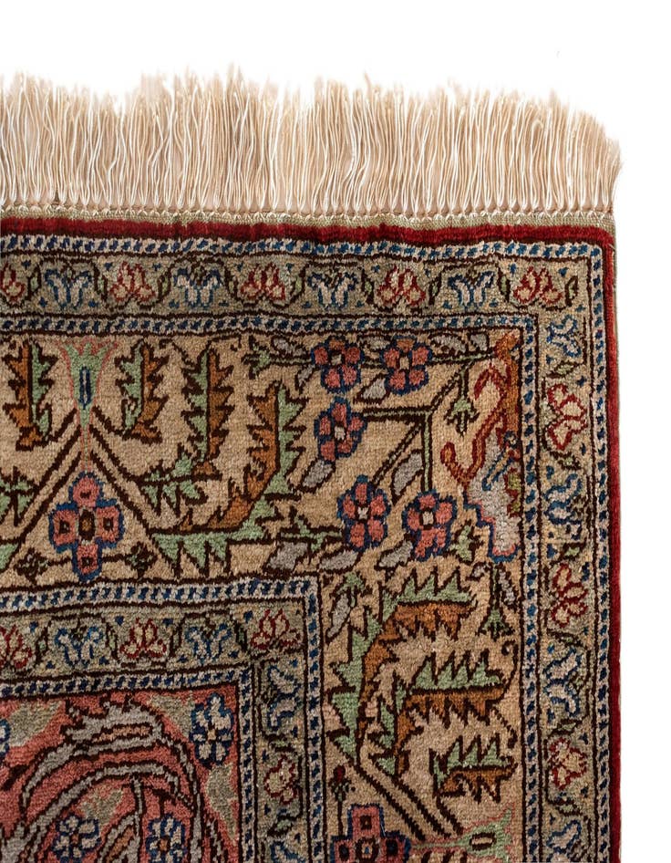 Detail image of  3' 7 x 5' 3 Kayseri Silk Rug
