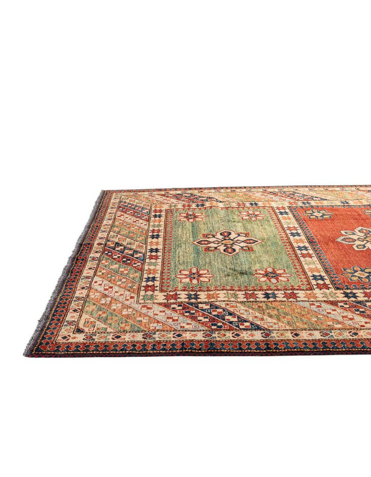 Detail image of  7' 5 x 9' 7  Hand Knotted Kazak Wool Rug