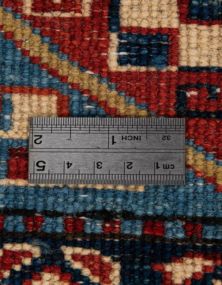 Detail image of  7' 1 x 10' 3  Hand Knotted Kazak Wool Rug