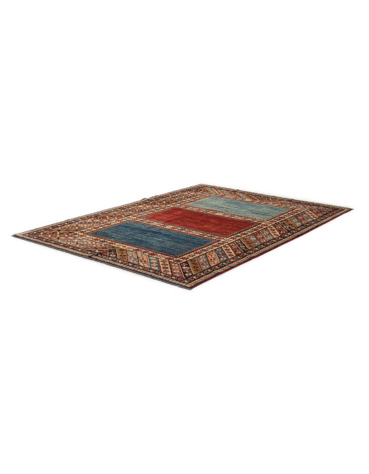 Detail image of  7' 1 x 10' 3  Hand Knotted Kazak Wool Rug