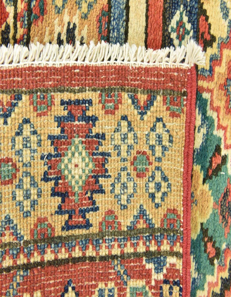 Detail image of  2' 9 x 4' 2  Hand Knotted Kazak Rug