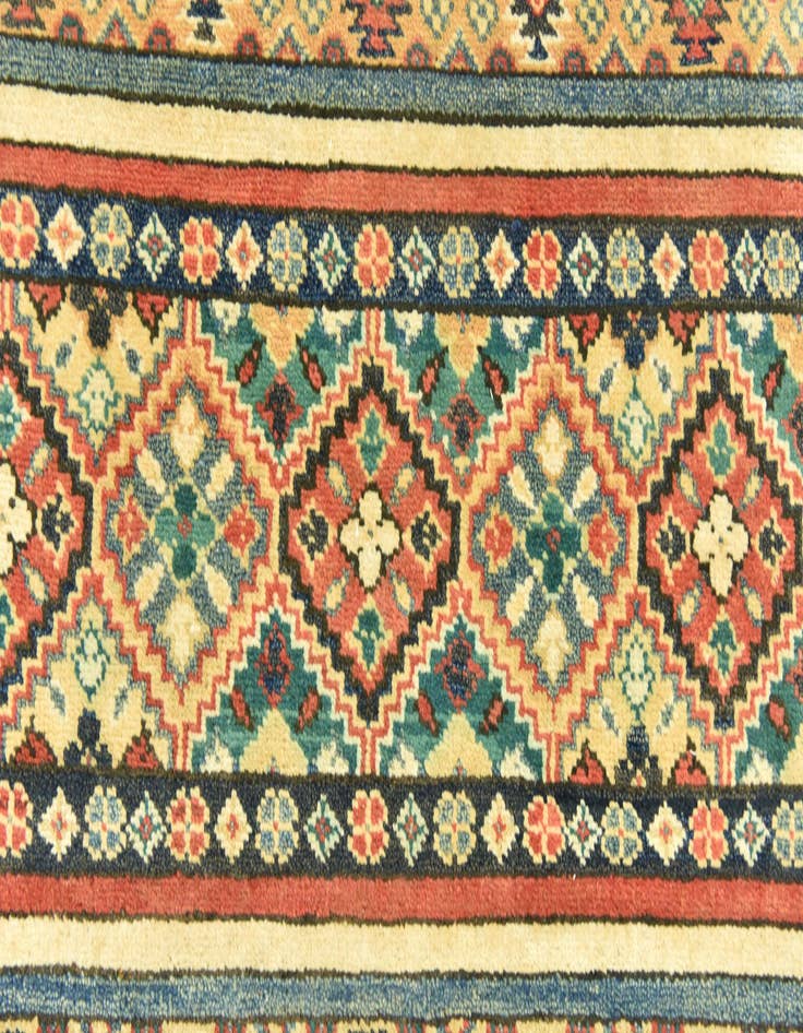 Detail image of  2' 9 x 4' 2  Hand Knotted Kazak Rug