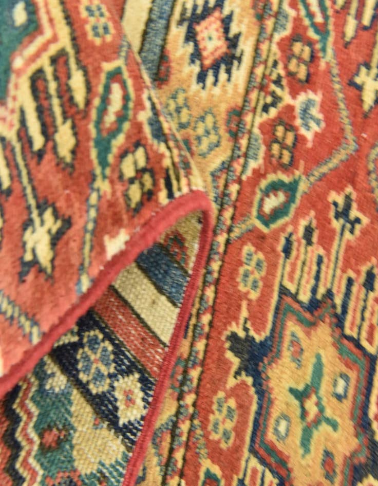 Detail image of  2' 9 x 4' 2  Hand Knotted Kazak Rug