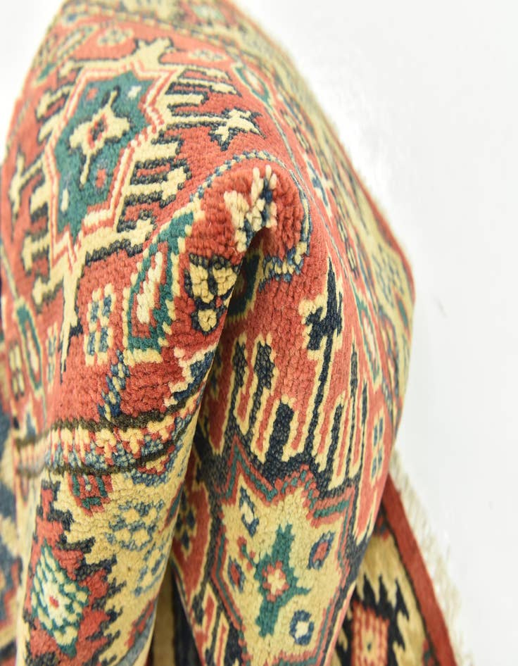 Detail image of  2' 9 x 4' 2  Hand Knotted Kazak Rug