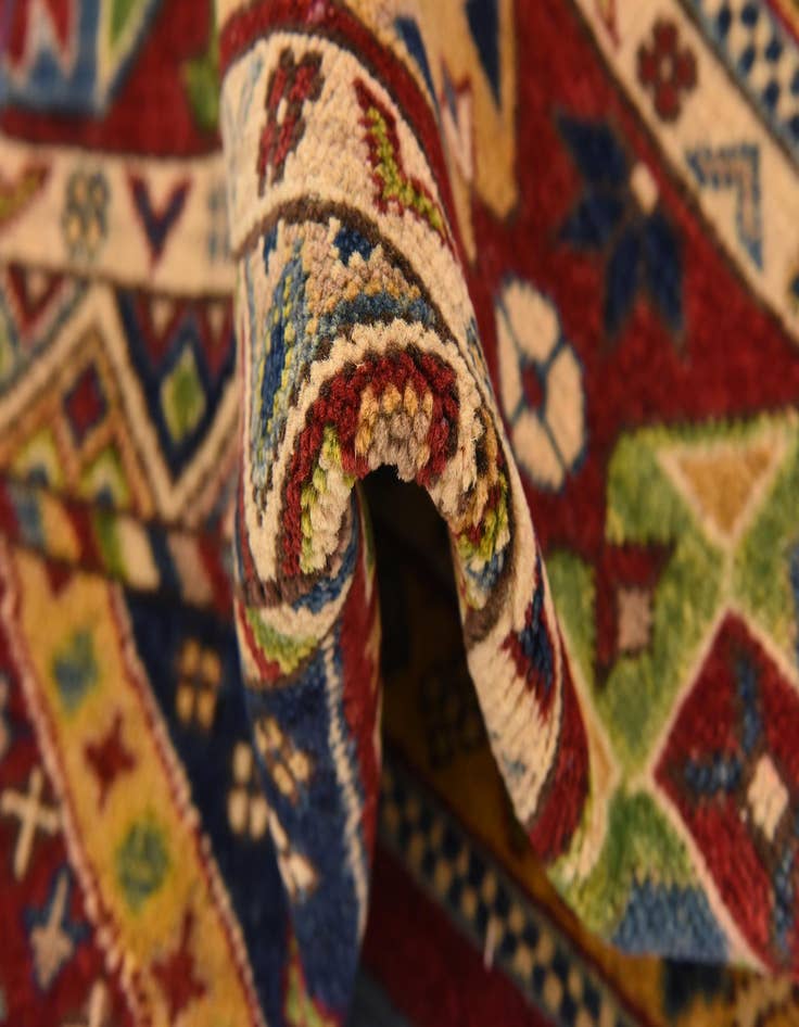 Detail image of  6' 8 x 9' 10  Hand Knotted Kazak Rug