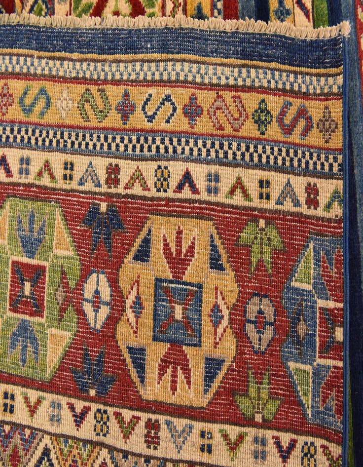 Detail image of  6' 8 x 9' 10  Hand Knotted Kazak Rug