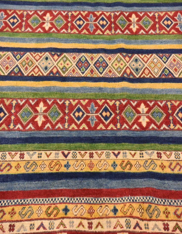 Detail image of  6' 8 x 9' 10  Hand Knotted Kazak Rug