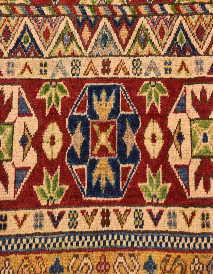Detail image of  6' 8 x 9' 10  Hand Knotted Kazak Rug