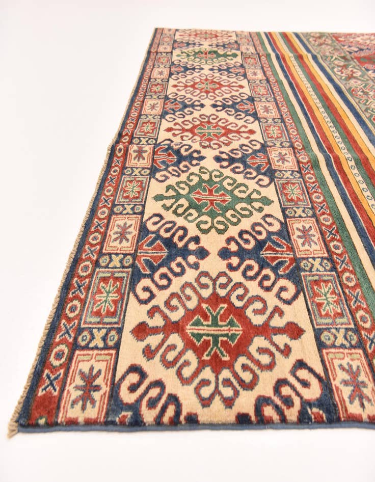 Detail image of  6' 6 x 9' 7  Hand Knotted Kazak Rug