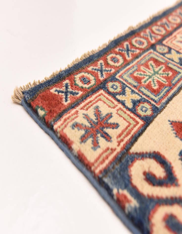 Detail image of  6' 6 x 9' 7  Hand Knotted Kazak Rug