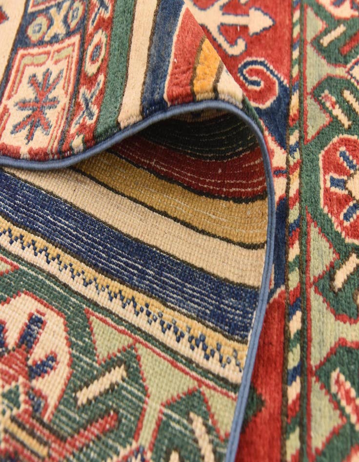 Detail image of  6' 6 x 9' 7  Hand Knotted Kazak Rug