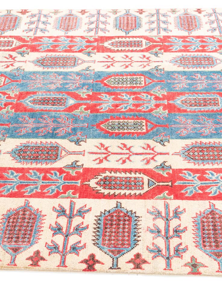 Detail image of  5' x 6' 10  Hand Knotted Kazak Rug