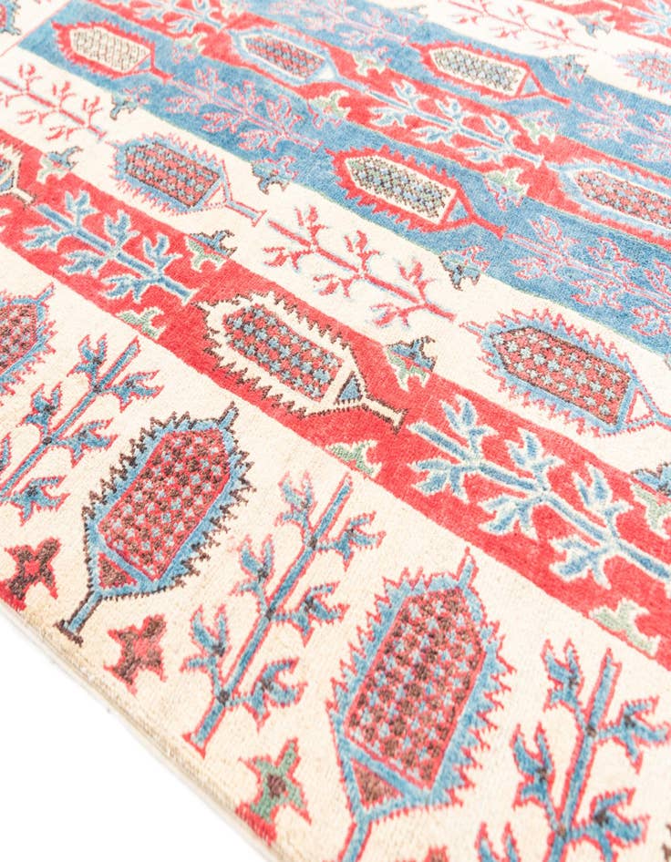 Detail image of  5' x 6' 10  Hand Knotted Kazak Rug