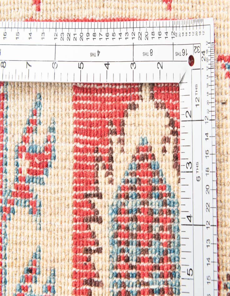 Detail image of  5' x 6' 10  Hand Knotted Kazak Rug