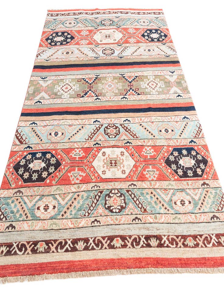 Detail image of  6' x 9' 2  Hand Knotted Kazak Rug