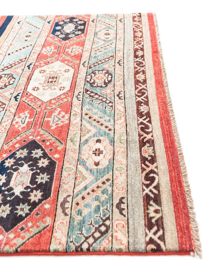 Detail image of  6' x 9' 2  Hand Knotted Kazak Rug