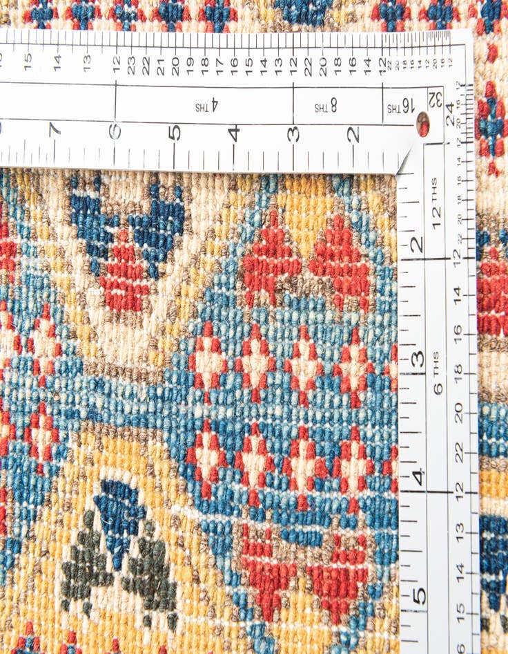 Detail image of  4' x 6'  Hand Knotted Kazak Rug