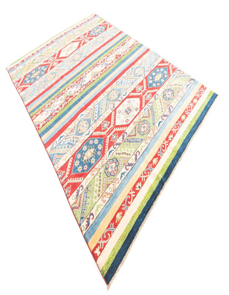 Detail image of  6' 7 x 9' 8  Hand Knotted Kazak Rug