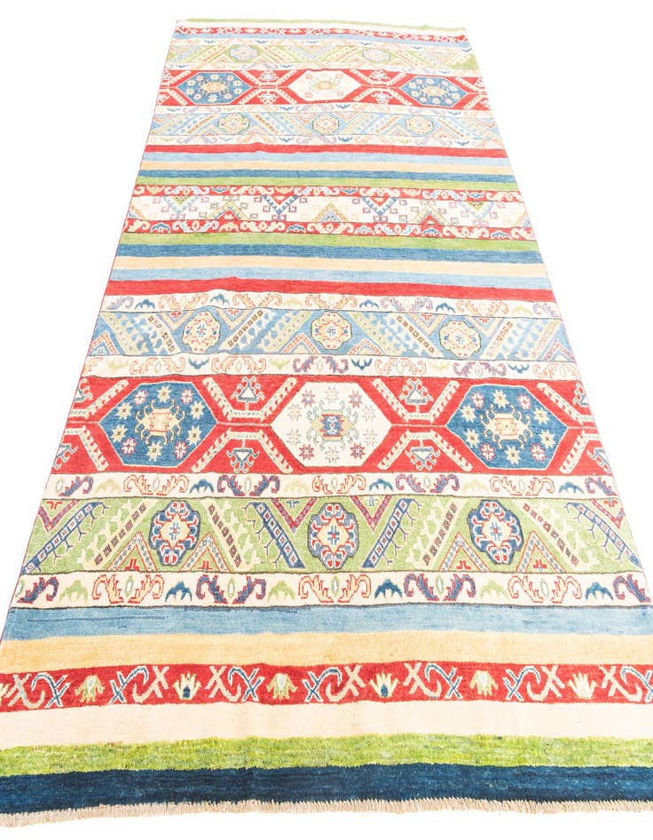 Detail image of  6' 7 x 9' 8  Hand Knotted Kazak Rug