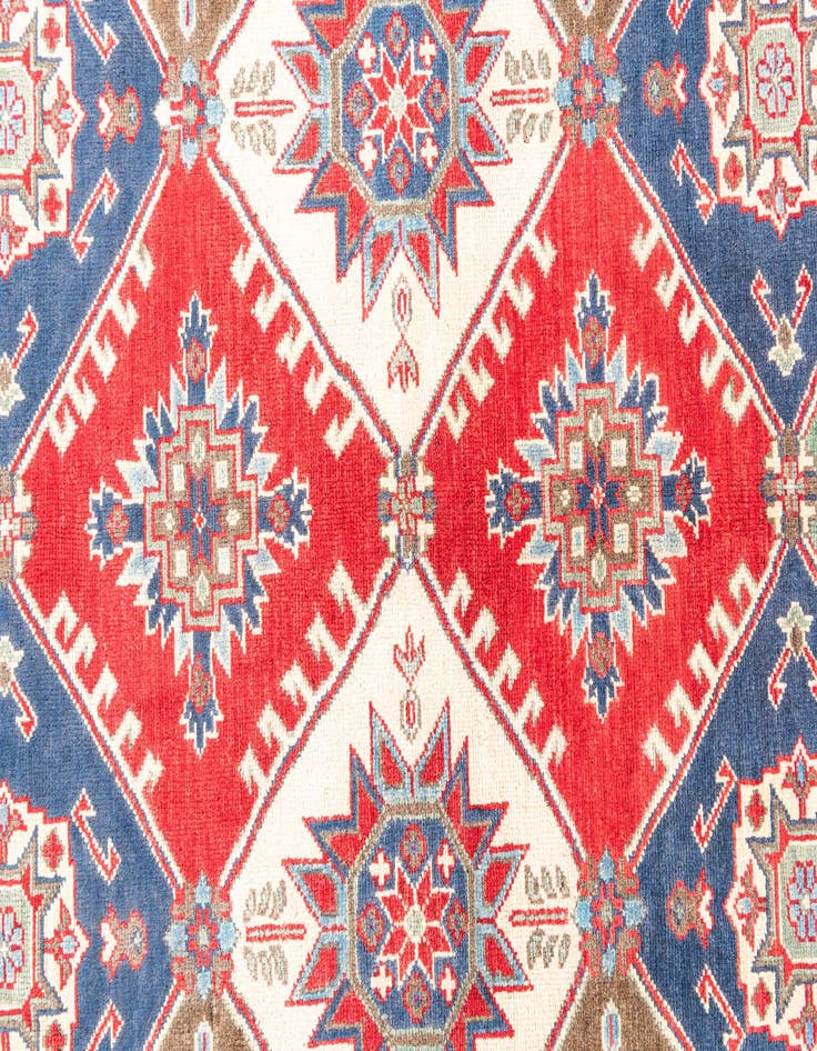 Detail image of  6' x 9' 1  Hand Knotted Kazak Rug