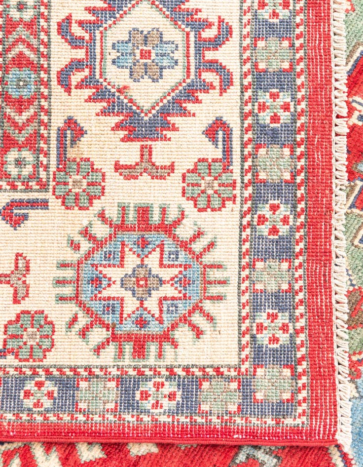 Detail image of  6' x 9' 1  Hand Knotted Kazak Rug