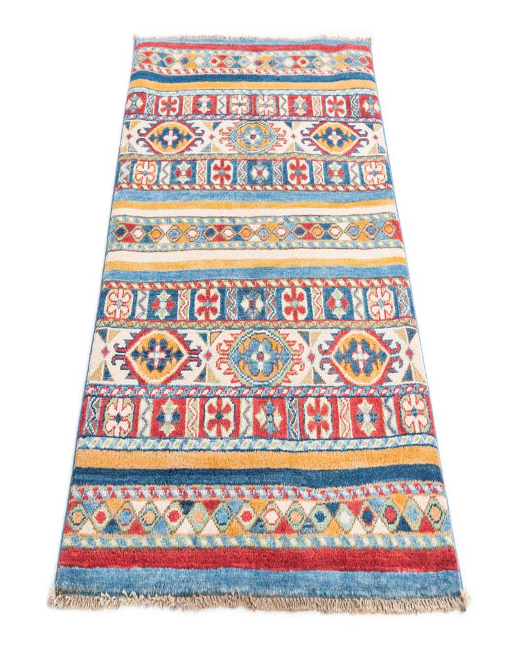 Detail image of  2' 8 x 4'  Hand Knotted Kazak Rug