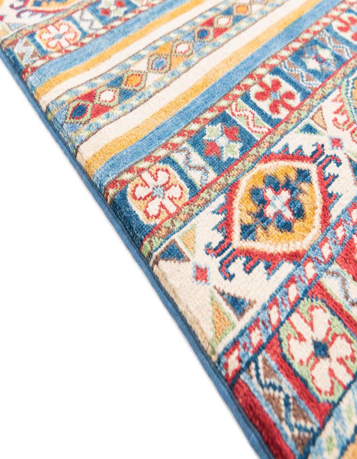 Detail image of  2' 8 x 4'  Hand Knotted Kazak Rug