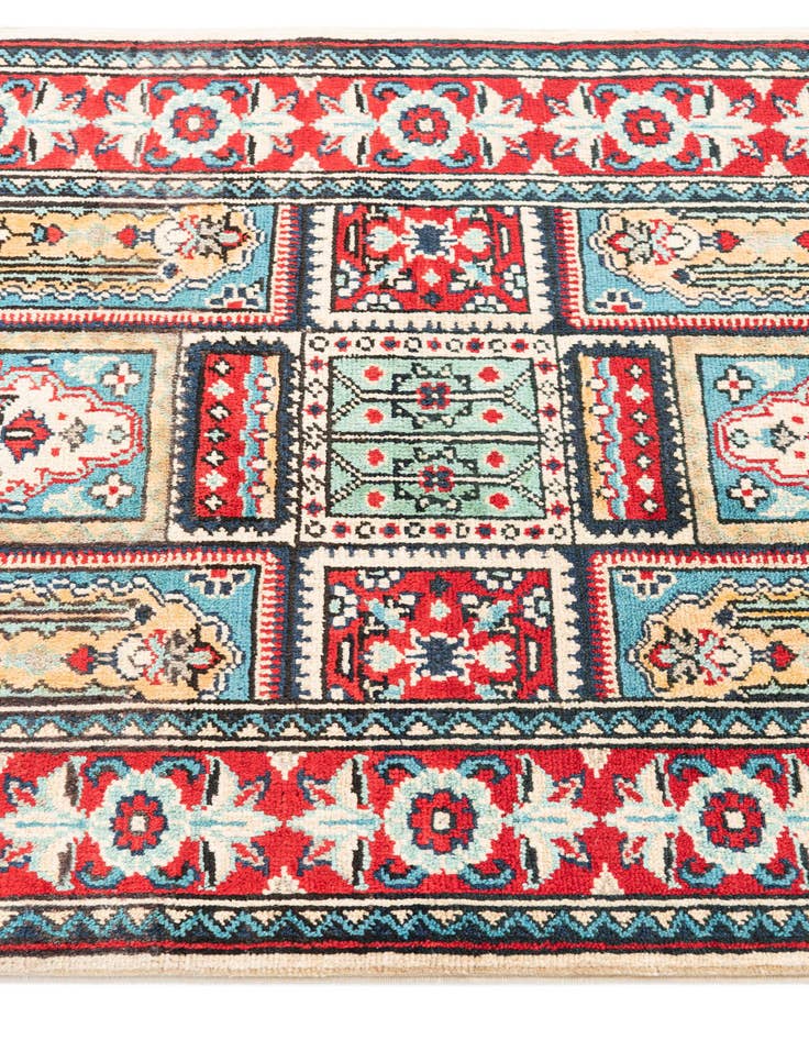 Detail image of  2' 8 x 4'  Hand Knotted Kazak Rug